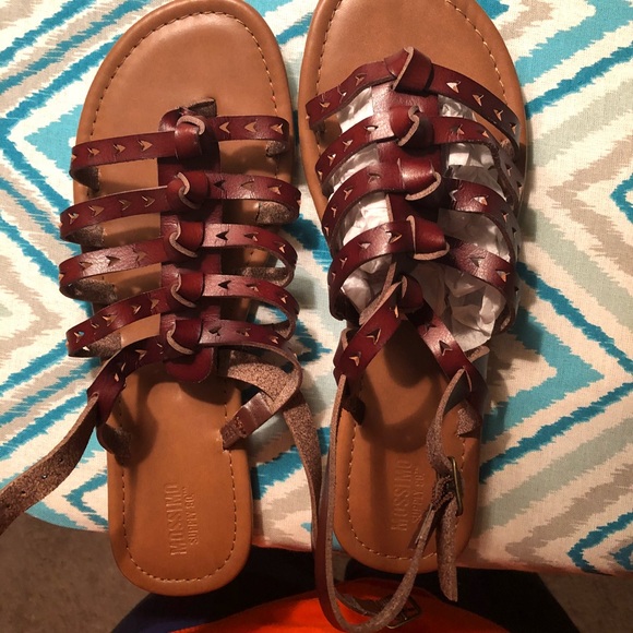 Mossimo Supply Co. Shoes - Mossimo Caged sandals brown